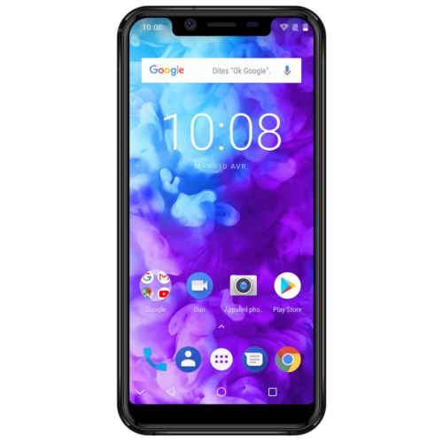 Konrow Must - Android 8.0 - 4G - Écran 5.85'' - Double Sim - 64Go, 4Go RAM - Noir