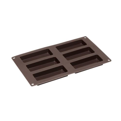 LURCH Lot de 6 moules barres de céréales - 30 x 17,5 - Marron