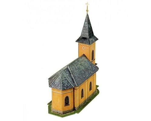 Chemin De Fer Modèle. 3D Puzzle. Eglise De Wallendorf. 14320 Clever 19597