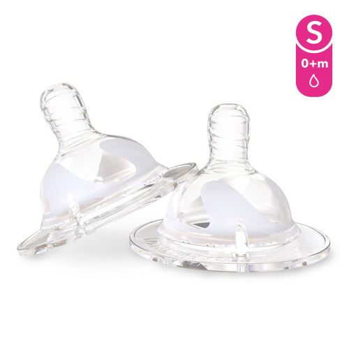 Lot de 2 tétines anti-colique Twistshake Taille 0 mois+