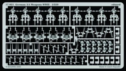 Deutsche Aa Waffen Wwii - 1:350e - Eduard Accessories