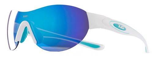 Trespass lunettes de soleil sport Sloopeunisexe blanc/bleu