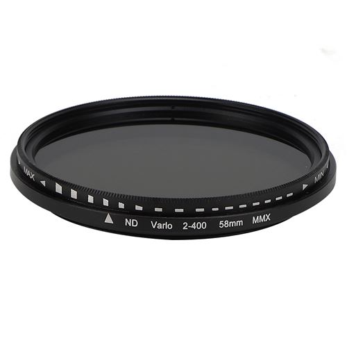 Filtre ND d'objectif &agrave; densit&eacute; neutre Junestar 58 MM pour objectif d'appareil photo 