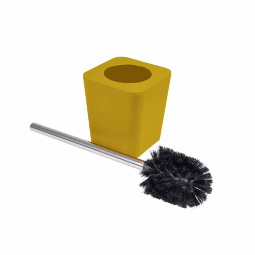 Paris Prix - Brosse Wc Soft Touch vitamine 38cm Miel