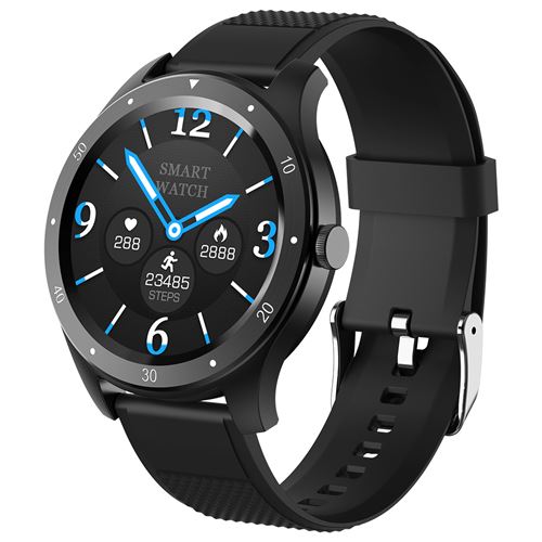 Montre Intelligente Rollme RM-S07 étanche+rythme cardiaque - noir