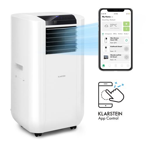 Klarstein Climatiseur Mobile Max Breeze Smart Mobile15000 Btu/H (4,4 Kw) Cee A