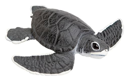 Safari jouer animal tortue de mer garçon 13 cm gris/blanc