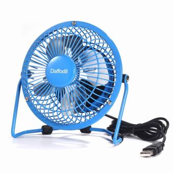 Ventilateur Silencieux Bureau Usb Portable Daffodil Ufn100 Petit Ventilo Pc Puissant Leger Et Orientable 11 5 Cm Bleu Achat Prix Fnac