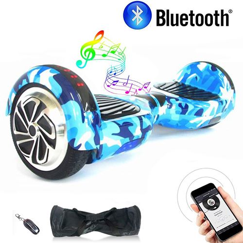 Skateboard Electrique Gyropode Bleutooth,spécial roue LED Rose