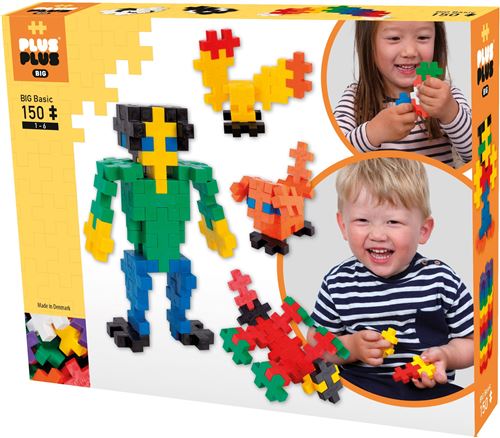 Jeu de construction box midi basic 150 pièces Plus Plus