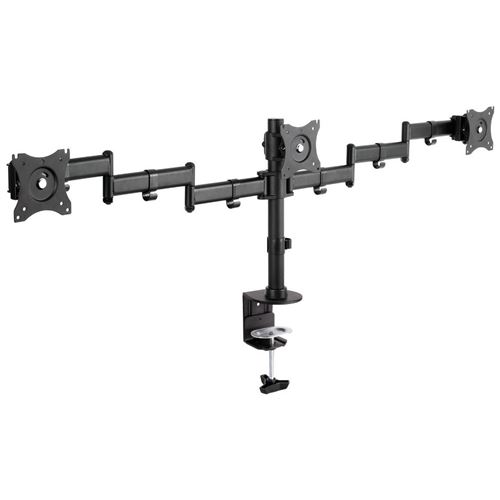 Support de bureau InLine® pour 3x TFT / LCD / LED jusqu'à 68cm 27 max. 3x 8kg