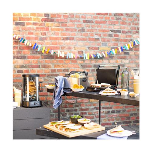 LIVOO Grill Rôtissoire Vertical 1500 W DOM323