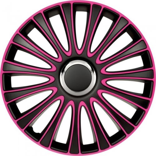 AutoStyle moyeux LeMans 17 pouces ABS noir / rose lot de 4