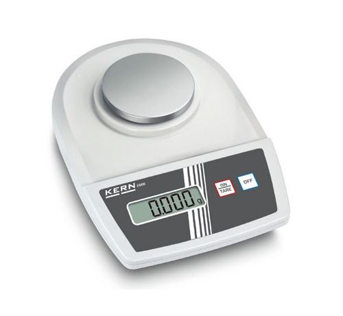 Kern - Balance de précision lecture 0,001 g portée max. 100 g plateau ∅ 82 mm plastique, peinture antistatique - EMB100-3