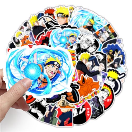 9€70 sur Autocollant 54 pc étanche-Anime Naruto - Achat & prix