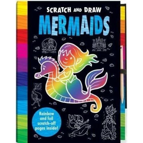 Livre à gratter et à dessiner sirène