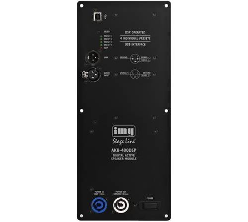 Module haut-parleur actif DSP 400 W Monacor AKB-400DSP