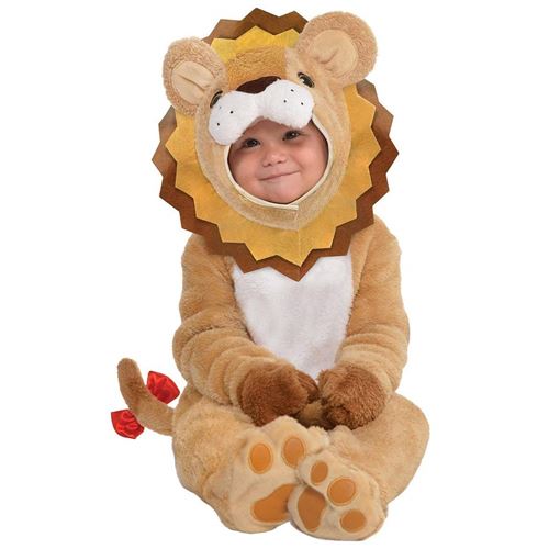 Amscan - Déguisement Bébé Lion, 9900883, 0-6 Mois