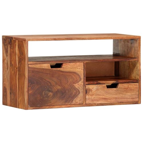 vidaXL Meuble TV 80x30x42 cm Bois solide