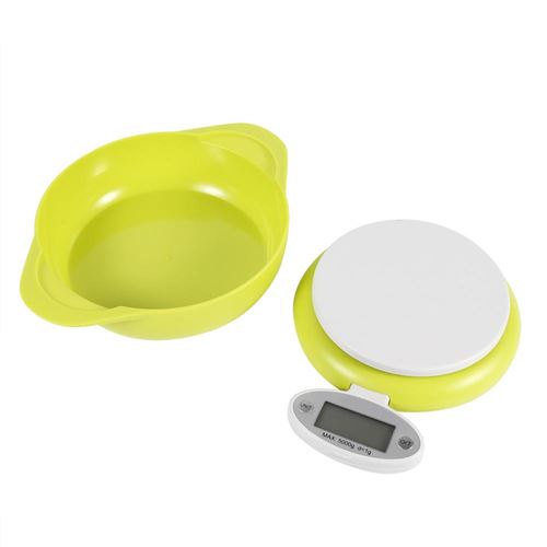Blance de Cuisine Numérique 5Kg/1g Avec Afficage En LCD et Bol