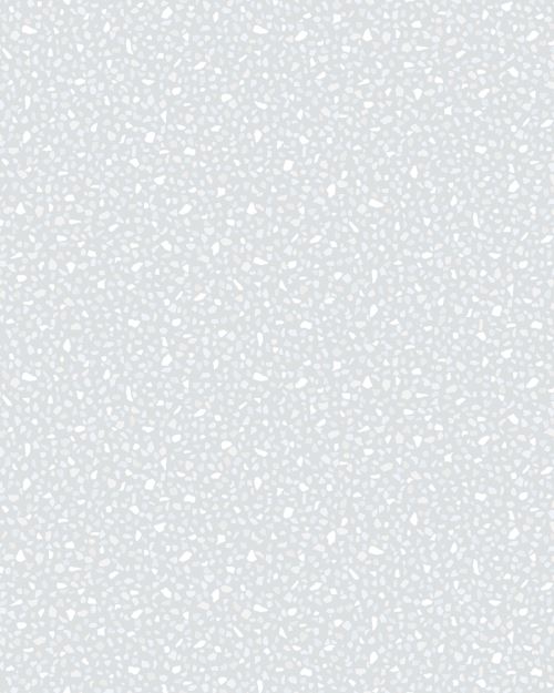 Profhome VD219121-DI Papier peint aspect pierre carrelage nacré blanc 5,33 m2