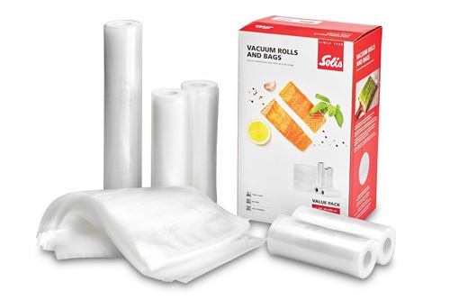 Solis 5 rouleaux de film et 50 sacs en plastique