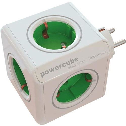 Allocacoc 1103 GN/DEORPC allocacoc powerCube original vert Type F pour Extended Cubes