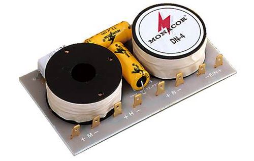 Filtre haut parleur 3 voies pour 8 Ohms Monacor DN-4