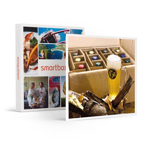 SMARTBOX - Abonnement 6 mois à 1 box de 12 bières fermières bio - Coffret Cadeau