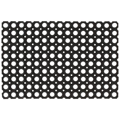 vidaXL Tapis 2 pcs Caoutchouc 23 mm 60 x 80 cm