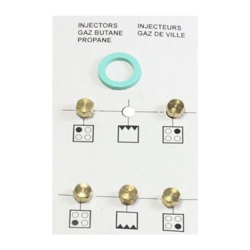 Kit Injecteurs Butane pour Cuisiniere Beko