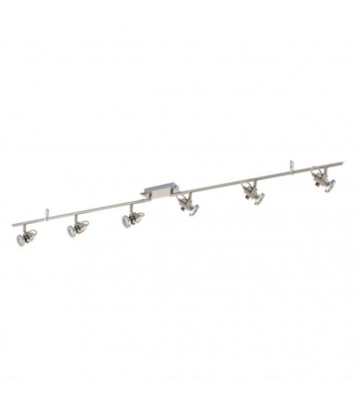 Spot TUKON 3 6 ampoules nickel satiné