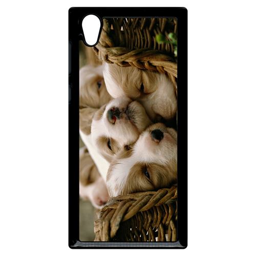 Coque sony xperia l1 panier a chiots