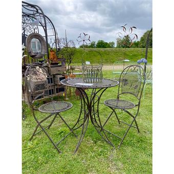 Salon De Jardin Rond 2 Personnes Salon De The Bistrot 1 Table 2