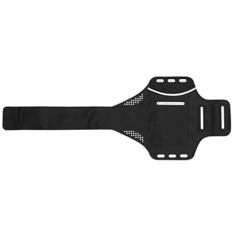 Brassard De Sport Hama Running Pour Smartphone 5,5'' – Avec LED Et Scratch, Taille XXL, En Lycra Noir/gris
