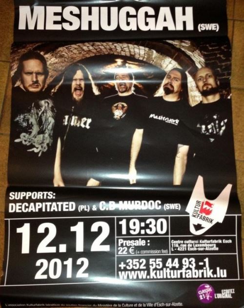 Meshuggah - 60x80 cm - AFFICHE / POSTER