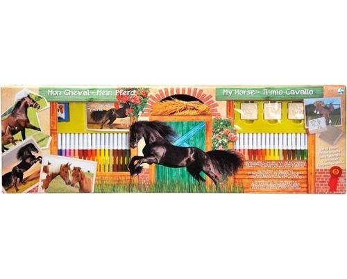 Multiprint Chevaux ensemble de couleurs 86 pièces