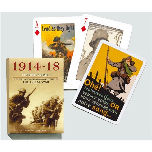 Jeu de 54 cartes - Première guerre mondiale 1914-1918