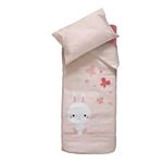 DOMIVA Housse couette + taie d'oreiller Lapinou - 100x140 cm + 40x60 cm