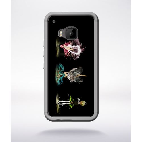 Coque Trio De Manga Filles Compatible Htc One M9 Transparent