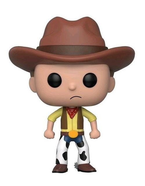 Rick et Morty : Western Morty SDCC 2018 Funko Pop ! Protecteur de vinyle + Protecteur de boisson gazeuse