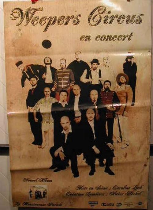 Weepers Circus - 70x100 cm - AFFICHE / POSTER État correct - N/A reconditionné disponible sur Fnac