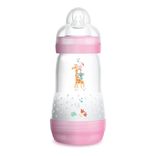 Biberon anti-colique 260ml rose - mam