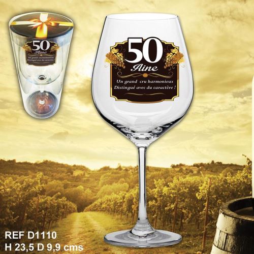 verre a vin 50aine - CD1110
