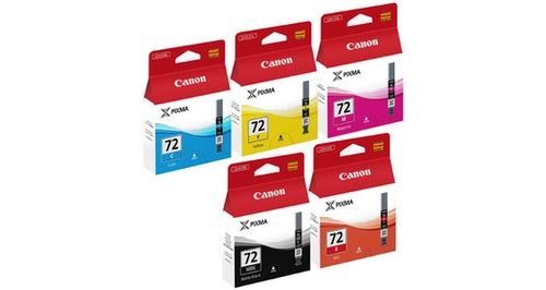Canon PGI-72 MBK/C/M/Y/R Multipack - 5 - geel, cyaan, magenta, rood, matzwart - origineel - inkttank - voor PIXMA PRO-10, PRO-10S; PIXUS PRO-10
