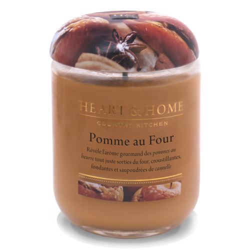 Jarre Bougie à la cire de soja - Pomme Cannelle