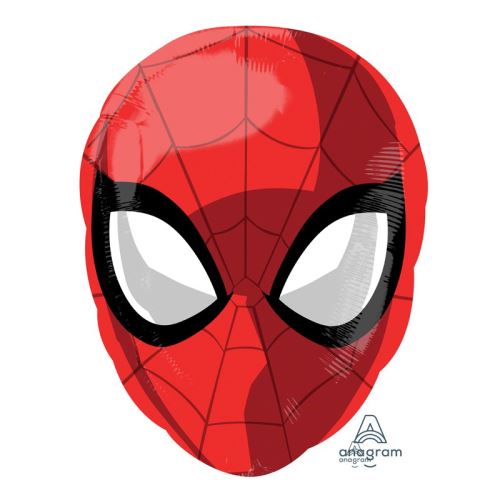 ballon alu tête spiderman