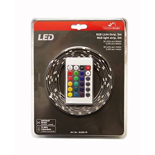 Leuchten direkt 81209-70 ruban lumineux transparent 3m-rolle
