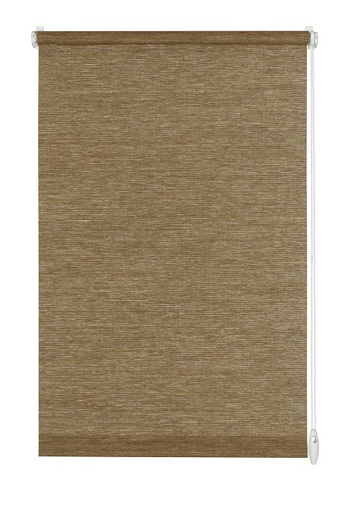 GARDINIA Store Enrouleur à Coller ou Clipser, Store pour Lumière du Jour, Opaque, Kit de Montage Inclus, Store Nature EASYFIX, Praliné, 60 x 150 cm (LxH)