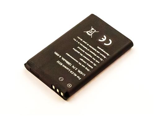 Batterie compatible ALCA Lucent 8232, Li-ion, 3,7V, 1200mAh, 4,4Wh